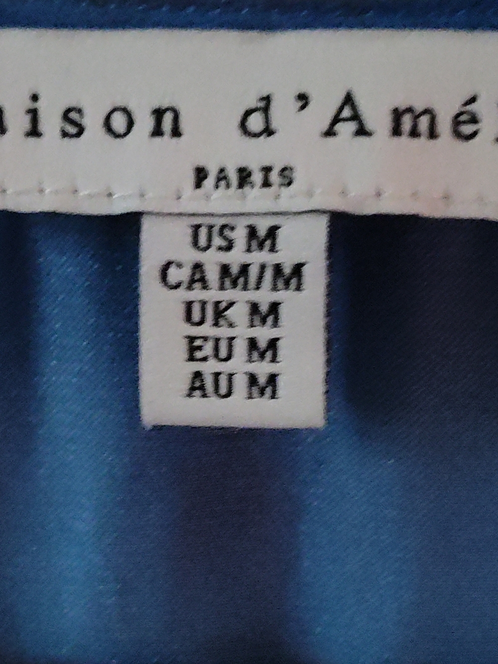 Maison d' Amelie Vibrant 2026 Trending Blue V-Neck - Picture 4 of 6